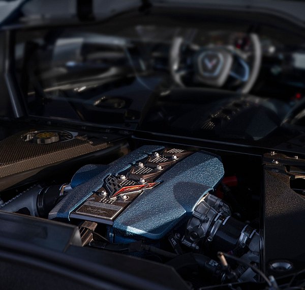 Garant für massiven Vortrieb: Der V8-Turbo leistet 1.064 PS. - © Chevrolet/dpa-tmn
