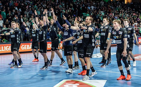 Gehen ohne Druck ins Final Four: Die Füchse Berlin. - © Andreas Gora/dpa