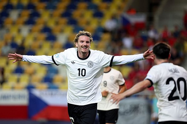 Er will im Viertelfinale wieder jubeln: U21-Nationalspieler Nick Woltemade. - © Branislav Racko/dpa