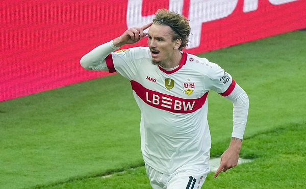 Jubelt Nick Woltemade auch in dieser Saison nach Toren im VfB-Trikot? - © Sören Stache/dpa