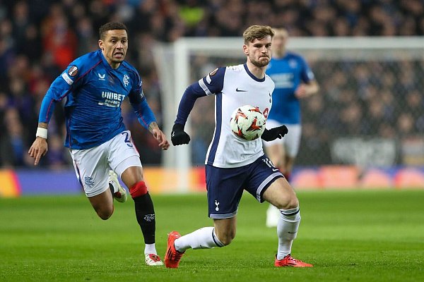 Im Tottenham-Trikot wird man Timo Werner in dieser Europa-League-Saison nicht mehr sehen. - © Scott Heppell/AP/dpa
