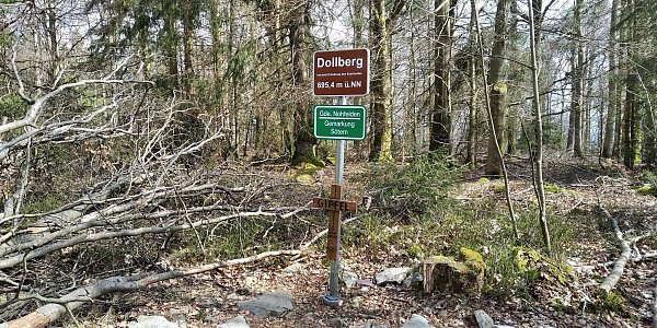 Der Dollberg bei Nohfelden gilt seit einer Neuvermessung 2005 als höchster natürlicher Punkt im Saarland. (Handout) - © Sören Molter/Stabsstelle Tourismus, Kultur & Öffentlichkeitsarbeit Gemeinde Nohfelden/dpa