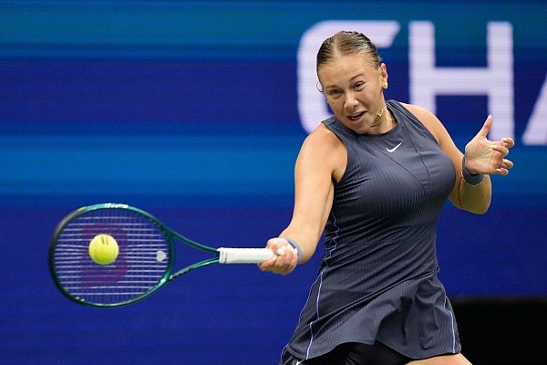 Amanda Anisimova verlor auch ihr zweites Grand-Slam-Finale. - © Frank Franklin/AP/dpa