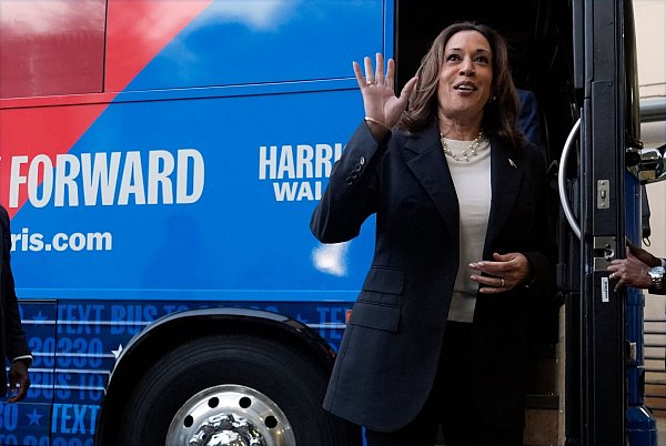 Das TV-Interview mit dem Sender war für Harris eine Bewährungsprobe. - © Jacquelyn Martin/AP
