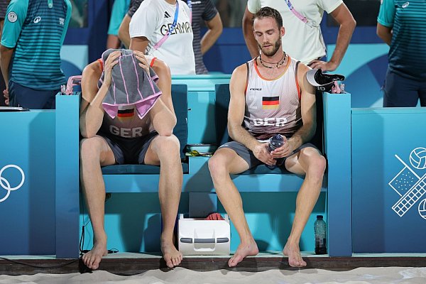Im Finale ohne Chance: Ehlers und Wickler. - © Rolf Vennenbernd/dpa