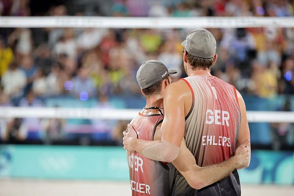 Das Duo tritt am Mittwoch bei der Europameisterschaft an. - © Rolf Vennenbernd/dpa