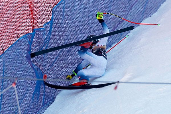 Der Norweger Aleksander Aamodt Kilde stürzte vor rund einem Jahr heftig in Wengen. - © Alessandro Trovati/AP/dpa
