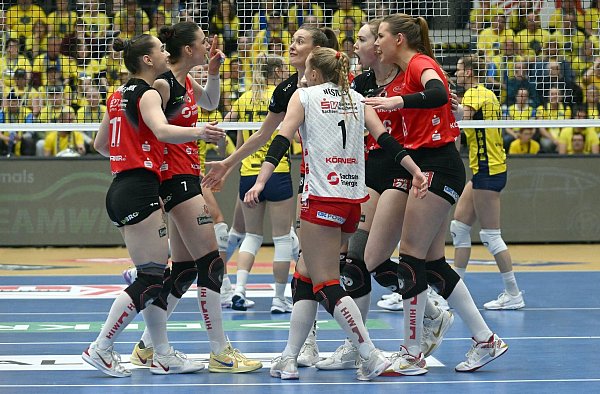 Dresden spielt regelmäßig in der Königsklasse. - © Michael Schwartz/dpa