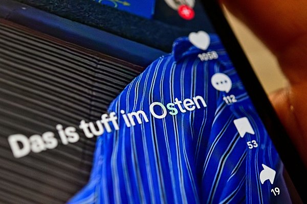 Der Tiktok-Trend «tuff im Osten» beschreibt ostdeutsche Verhältnisse oft auf stereotype Weise. - © Sebastian Gollnow/dpa