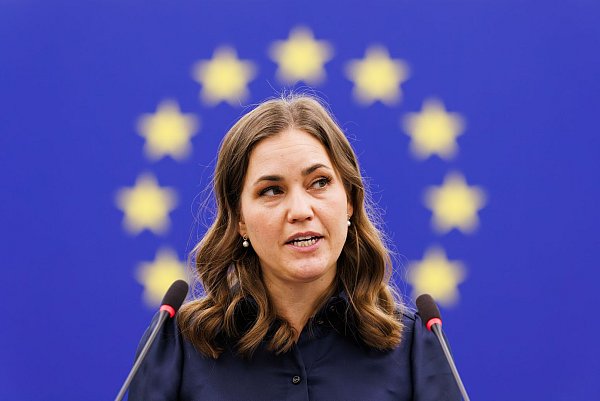 Sieht die Einigung auch als Signal an Russland: Dänemarks Europaministerin Marie Bjerre. (Archivbild) - © Philipp von Ditfurth/dpa