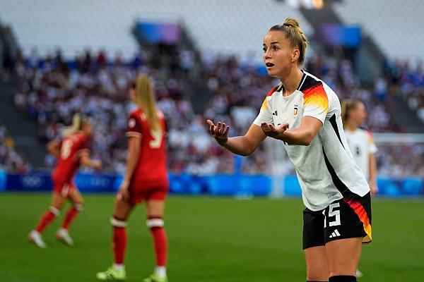 Will Revanche gegen die USA: Giulia Gwinn - © Julio Cortez/AP
