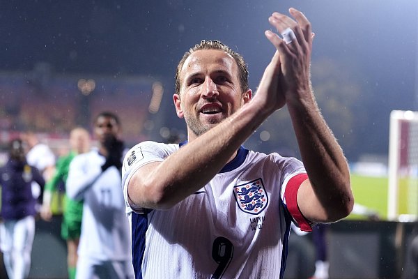 Harry Kane erzielte zwei Tore in Riga. - © Bradley Collyer/PA Wire/dpa