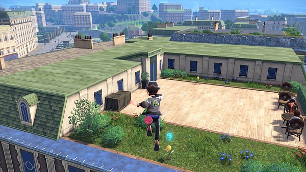 Beherzter Sprung aufs Dach: Paxton in Aktion. - © Nintendo/dpa-tmn