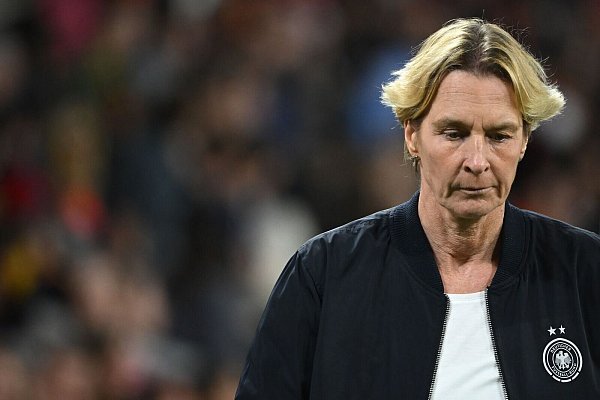 Trauriger Abgang bei der WM 2023: Martina Voss-Tecklenburg scheiterte mit der DFB-Elf bereits in der Vorrunde. - © Sebastian Gollnow/dpa