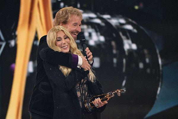 Zuletzt hatte Gottschalk bei Auftritten - etwa bei der Bambi-Verleihung mit Cher - für Irritationen gesorgt. (Archivbild) - © Peter Kneffel/dpa