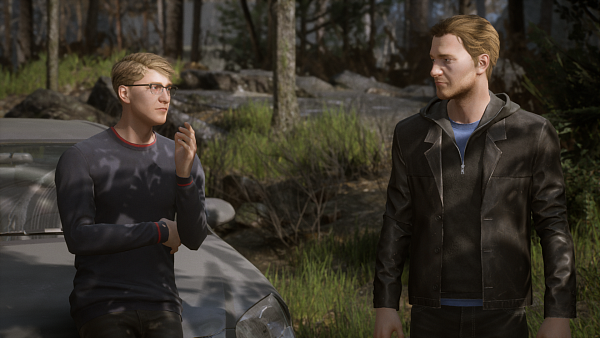 Sam (r.) und sein imaginärer Freund, der ihm manchen Tipp gibt und immer sein moralisches Gewissen ist. - © Dontnod