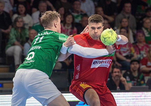 Nationalspieler Renars Uscins war wieder einmal Hannovers auffälligster Spieler. - © Sebastian Räppold/Sportfoto Matthias Koch/dpa