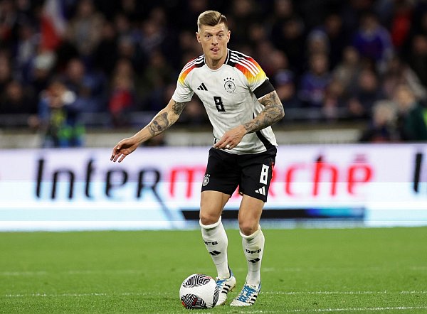 Toni Kroos machte ein starkes Spiel gegen die Franzosen. - © Christian Charisius/dpa