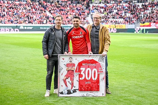 Grifo bestritt sein 300. Pflichtspiel für den Sport-Club. - © Harry Langer/dpa