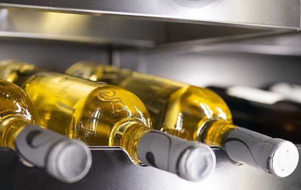 In einem Weinkühlschrank sind die Lagerbedingungen für den Lieblingswein natürlich optimal. - © Franziska Gabbert/dpa-tmn