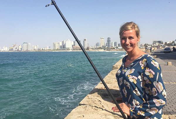 Andrea Kiewel in Tel Aviv - hier ein Foto aus dem Jahr 2016. - © Sara Lemel/dpa