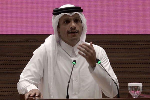 Katars Regierungschef Al Thani fordert nach Israels Angriff «echte und spürbare Maßnahmen auf allen Ebenen». (Archivbild) - © Uncredited/AP/dpa