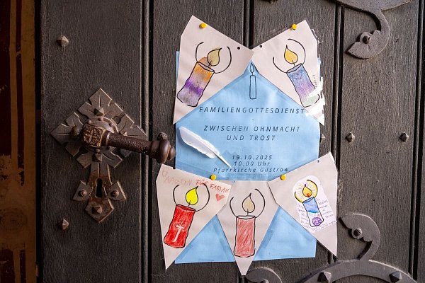 Die Kirche hatte für Sonntag zu einem Familiengottesdienst im Gedenken an den getöteten Fabian eingeladen. - © Stefan Sauer/dpa