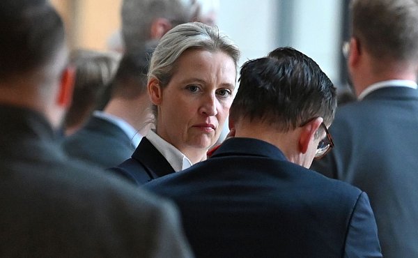 AfD-Chefin Weidel warnt vor Gewalt gegen AfD-Mitglieder. - © Elisa Schu/dpa