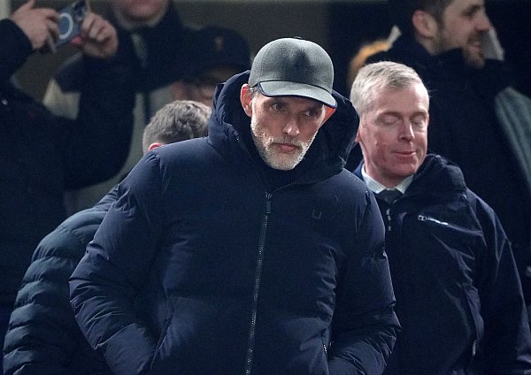 Schaute sich das Spiel in Liverpool auch an: Englands Nationaltrainer Thomas Tuchel. - © Peter Byrne/PA/AP/dpa