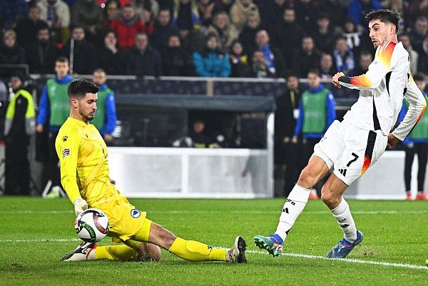 Endlich wieder ein Tor von Havertz aus dem Spiel heraus. - © Tom Weller/dpa