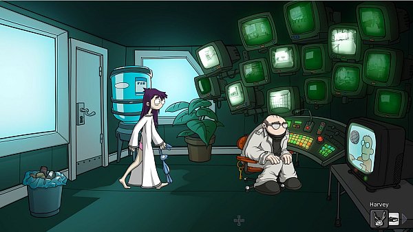Schräges in der Psychiatrie: Bei «Edna bricht aus» verschwimmen die Grenzen zwischen Realität und Traum. - © Daedalic Entertainment GmbH/dpa-tmn