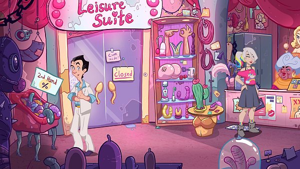«Leisure Suit Larry: Wet Dreams Don\\\'t Dry» ist wie die Vorgänger ein spielerisch anspruchsloses, aber witziges Abenteuer der derben Art. - © Crazy Bunch/Assemble Entertainment/dpa-tmn