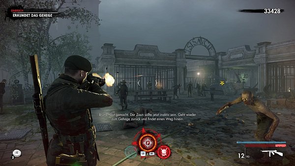 In diesem Beispiel ist es unser Ziel, das Gebiet zu erkunden. Vorher müssen wir alle Zombies beseitigen. - © Rebellion