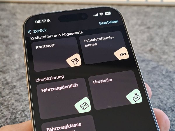 Statt winziger Zeilen und Spalten mit kryptischen Nummern gibt es nun übersichtliche Kategorien für alle Einträge. - © Till Simon Nagel/dpa-tmn