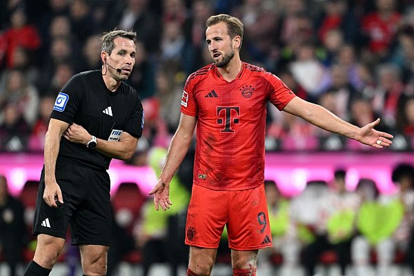 Harry Kane vergab vor der Pause zwei Kopfballchancen. - © Sven Hoppe/dpa