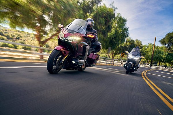 Ein Tourenmotorrad, das Geschichte schreibt: Seit 50 Jahren setzt die Gold Wing Maßstäbe. - © Honda/dpa-tmn