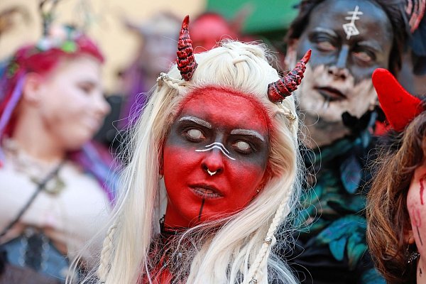 Walpurgisfest in Wernigerode. - © Matthias Bein/dpa