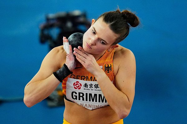 Vanessa Grimm belegt im Fünfkampf Platz vier. - © Dar Yasin/AP/dpa