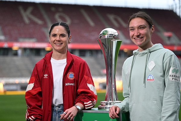 Vor dem großen Finale in Köln: Münchens Sarah Zadrazil und Bremens Sophie Weidauer - © Federico Gambarini/dpa