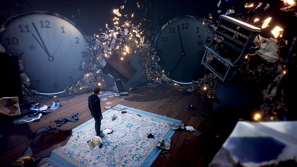 Sam in seinem Gedankenpalast - hier kann er Handlungsstränge sortieren und Rätsel lösen.  - © Dontnod