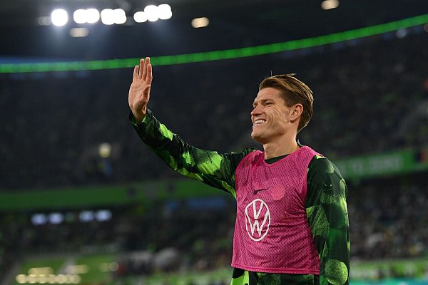 Kevin Behrens vom VfL Wolfsburg. - © Swen Pförtner/dpa