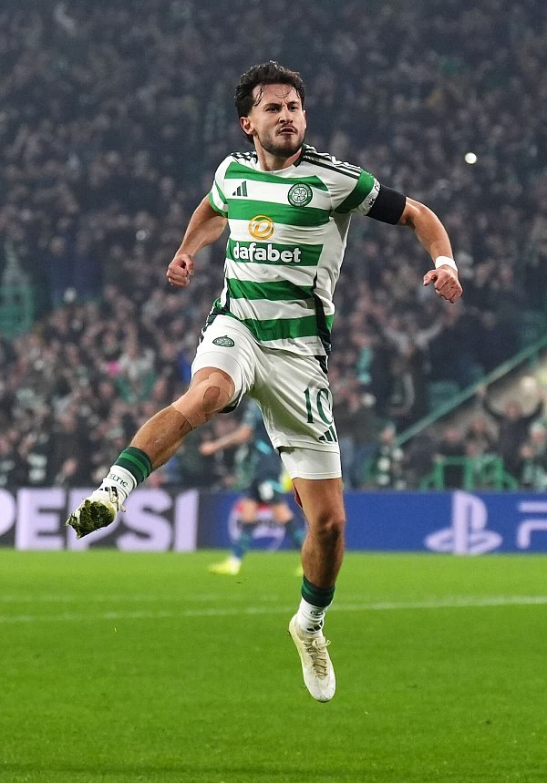 Überzeugt bei Celtic: Nicolas Kühn. - © Andrew Milligan/PA Wire/dpa