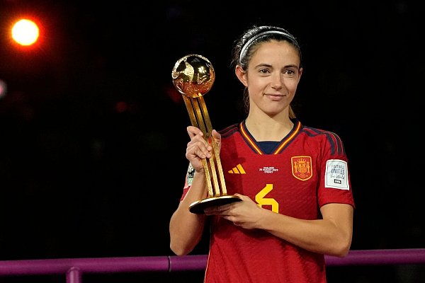 Spielerin der WM 2023: Aitana Bonmati. - © Rick Rycroft/AP/dpa