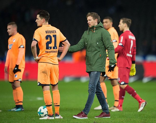 Gemeinsame Hoffenheimer Zeit: Hübner und Nagelsmann. - © Annegret Hilse/dpa