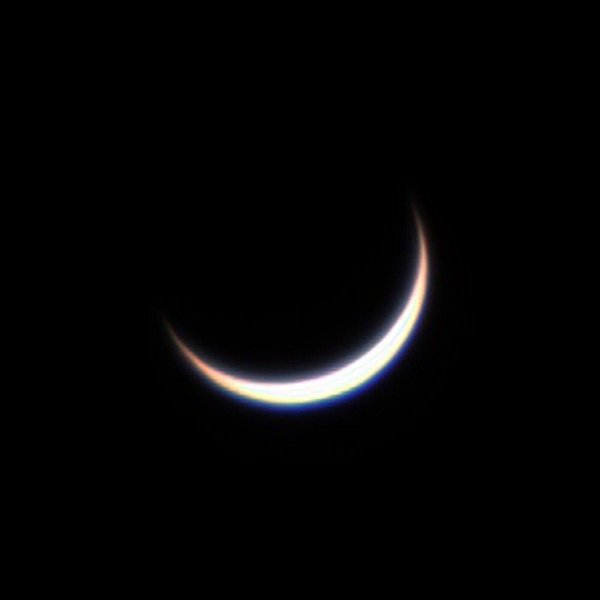 Ende März wird die Venus mit bloßem Auge nicht mehr sichtbar sein. Dann taucht sie als Morgenstern wieder auf. - © -/DLR-School_Lab Berlin/dpa