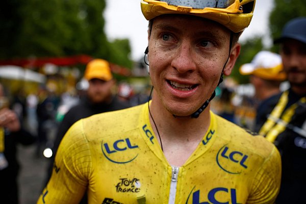 Nach dem vierten Tour-Triumph: Tadej Pogacar. (Archiv) - © Yoan Valat/Pool EPA/dpa
