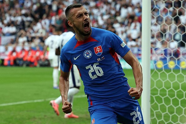 Ivan Schranz hatte die Slowakei in Führung gebracht. - © Friso Gentsch/dpa