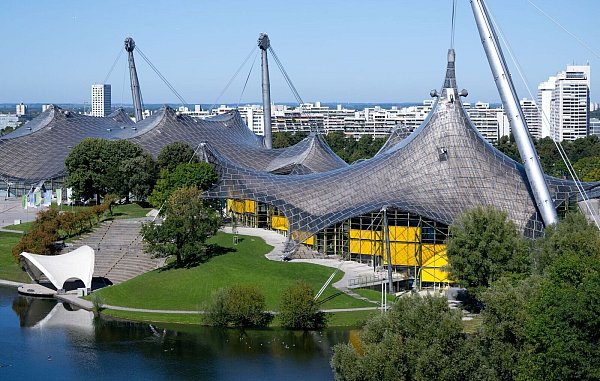 Der Münchner Olympiapark von den Sommerspielen 1972. - © Sven Hoppe/dpa