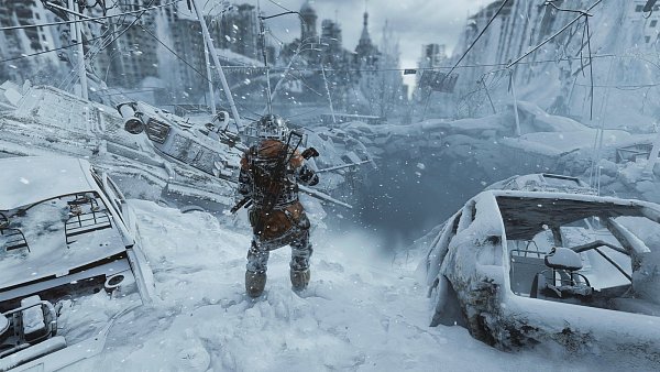 Moskau, wie wir es aus Metro kennen - und erstmals hinter uns lassen. Die Spielwelt haben die Entwickler einmal mehr sehenswert hinbekommen. - © 4A Games/Koch Media