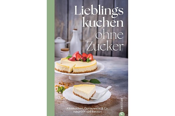 «Lieblingskuchen ohne Zucker. Käsekuchen, Donauwelle & Co. natürlich süß backen», Susann Kreihe, Christian Verlag, 192 Seiten, 16,99 Euro, ISBN: 978-3-9895-1019-7. - © Susann Kreihe/Christian Verlag/dpa-tmn